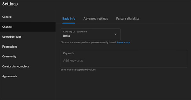 YouTube per Sahi Country of Residence Kaise Select Karein