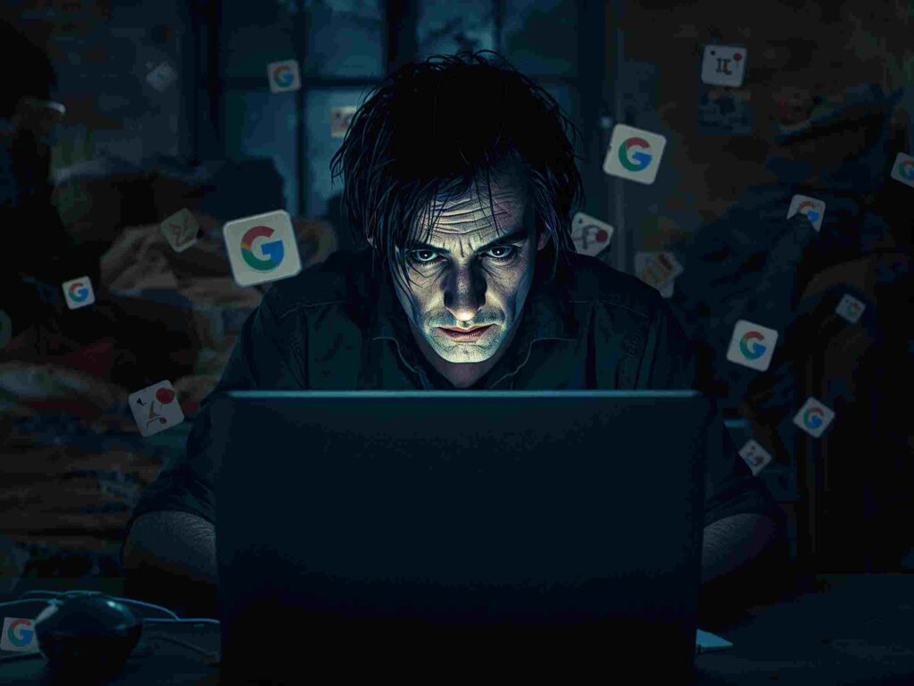 writer choosing humans over Google while creating content