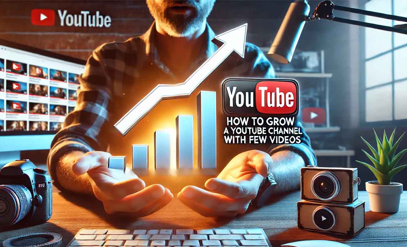 How to grow a YouTube channel with few videos