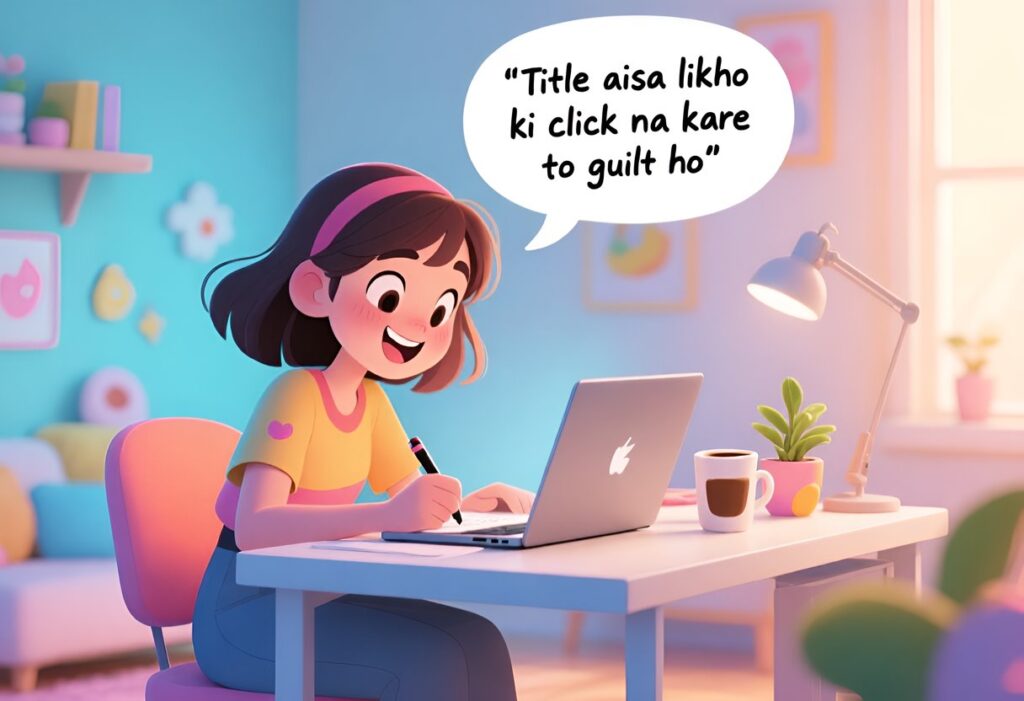 Title aisa likho ki click na kare to guilt ho