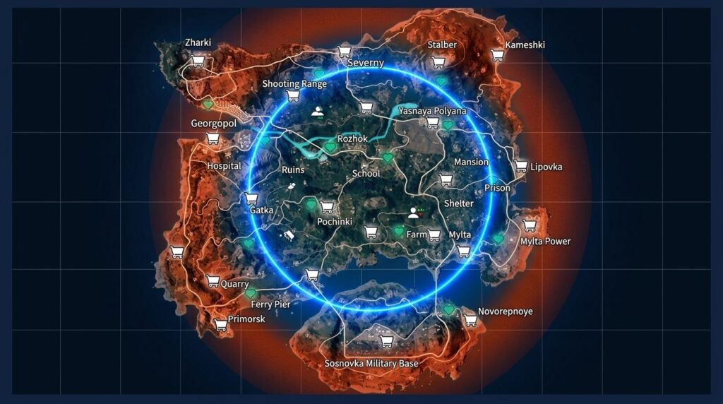 pubg mobile safe zone strategy tips