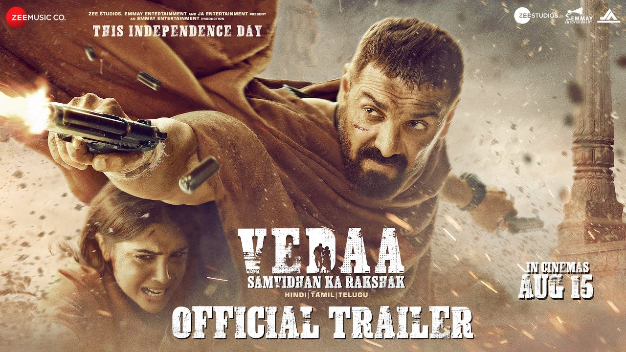 Vedaa Official Trailer Review in Hindi 15 August 2024